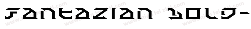 Fantazian Bold字体转换